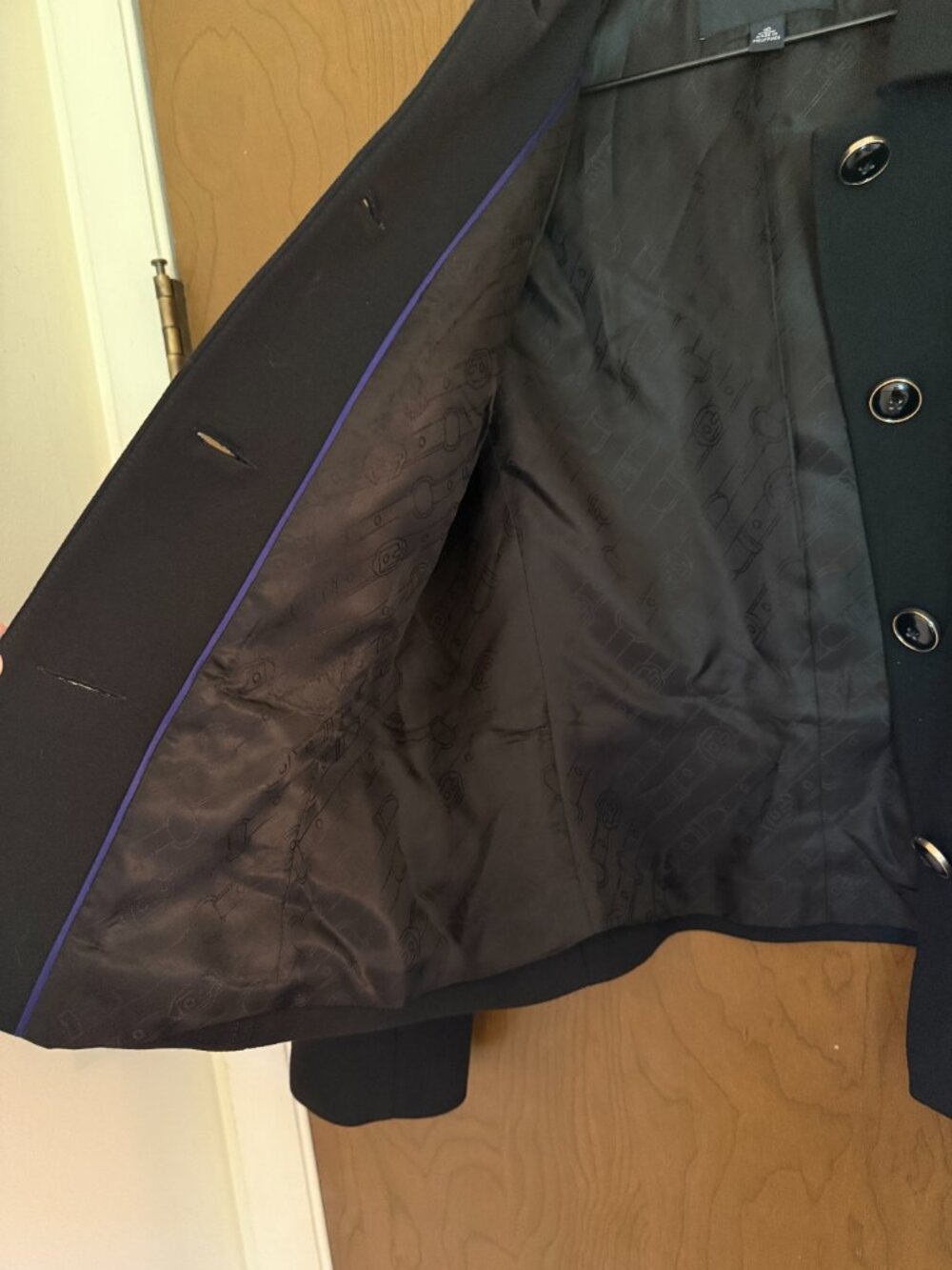 Banana Republic Wool Blend 4-Button Blazer Preppy Normcore 90s Minimalism - Picture 6 of 9